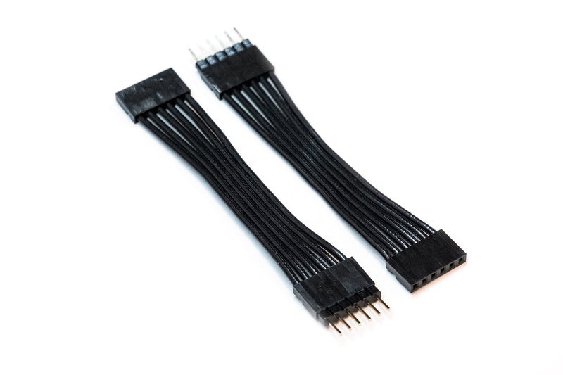 Litcessory Flexible Corner Connector/Extension Cable for Philips Hue/WiZ Lightstrip (2in, 4 Pack, Black-Standard 6-PIN V3 / WiZ Lightstrip) - Image 5